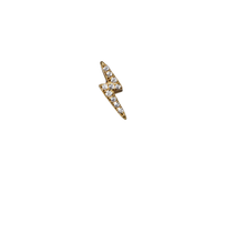 Load image into Gallery viewer, Electra Gold-Plated Lightning Bolt Stud
