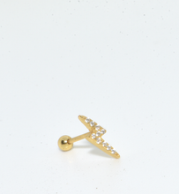 Load image into Gallery viewer, Electra Gold-Plated Lightning Bolt Stud

