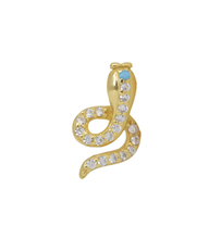 Load image into Gallery viewer, Cobra 18Kt Gold-Plated Stud
