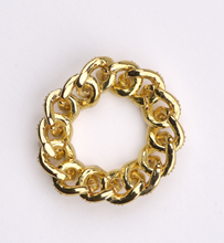 Load image into Gallery viewer, Cohibi 18Kt Gold-Plated Chain Ring
