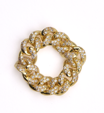 Load image into Gallery viewer, Cohibi 18Kt Gold-Plated Chain Ring
