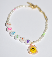 Load image into Gallery viewer, Kennedy Smiley Flower Identity Bracelet
