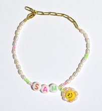 Load image into Gallery viewer, Kennedy Smiley Flower Identity Bracelet
