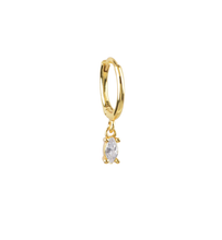 Load image into Gallery viewer, Nile 18Kt Gold-Plated Or Silver Gem Earring
