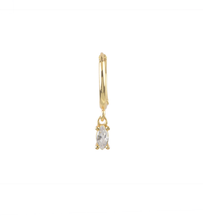 Load image into Gallery viewer, Nile 18Kt Gold-Plated Or Silver Gem Earring
