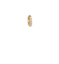 Load image into Gallery viewer, Kimberly Opal Gold-Plated Huggie Earring
