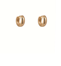 Load image into Gallery viewer, Smoothie Gold-Plated Hoop Earrings
