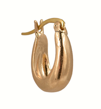 Load image into Gallery viewer, Prah Gold-Plated Hoop Earrings
