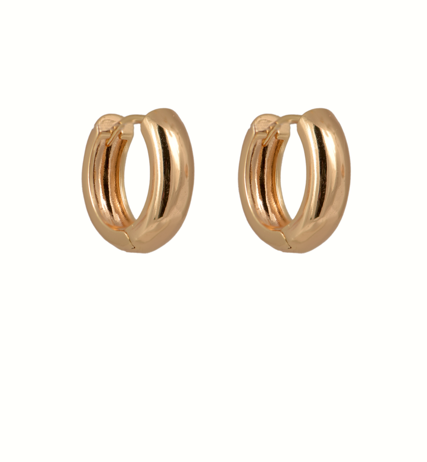 Pammy Gold-Plated Hoop Earrings