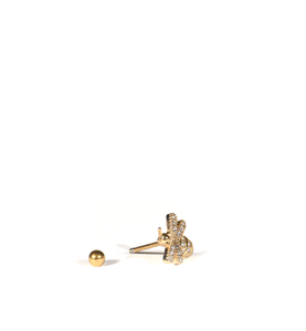 Maya Bee Gold-Plated Stud Earring With Screw Backing
