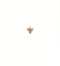 Load image into Gallery viewer, Maya Bee Gold-Plated Stud Earring With Screw Backing
