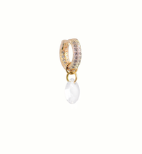 Load image into Gallery viewer, Escalus Swarovski Crystal Drop Hoop Earring
