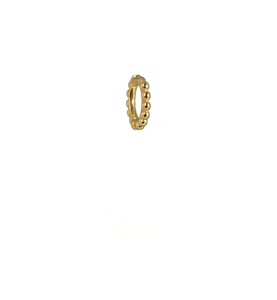 Marbles Mini 18Kt Gold-Plated Huggie Hoop
