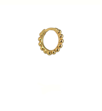 Load image into Gallery viewer, Marbles 18Kt Gold-Plated Huggie Hoop
