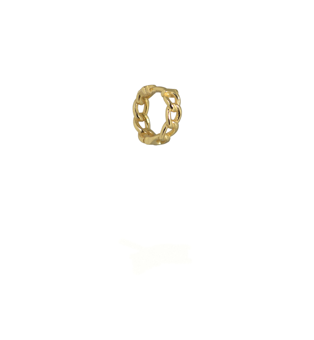 Unchained 18Kt Gold-Plated Mini Huggie Hoop