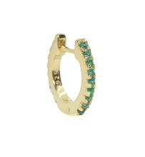 Load image into Gallery viewer, Agave 18Kt Gold-Plated Huggie Hoop Earring
