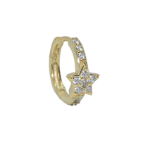 Load image into Gallery viewer, Nova Star 18Kt Gold-Plated Huggie Hoop Earring
