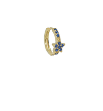 Load image into Gallery viewer, Sirrah Star 18Kt Gold-Plated Huggie Hoop Earring
