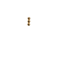 Load image into Gallery viewer, Snooker Gold-Plated 3 Ball Stud
