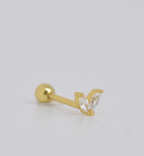 Load image into Gallery viewer, Wings 18Kt Gold-Plated Screw-back Stud
