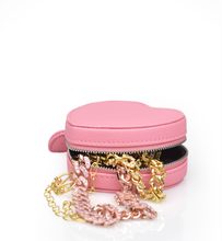 Load image into Gallery viewer, Pink Heart Jewellery Case
