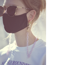 Load image into Gallery viewer, Lilac Mask &amp; Eyewear Resin Chain
