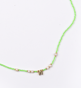 Juice Fluoro Pearl Bead Necklace