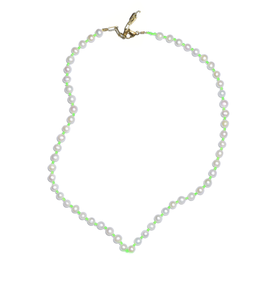 Empyrean Glass Spacer Freshwater Pearl Necklace